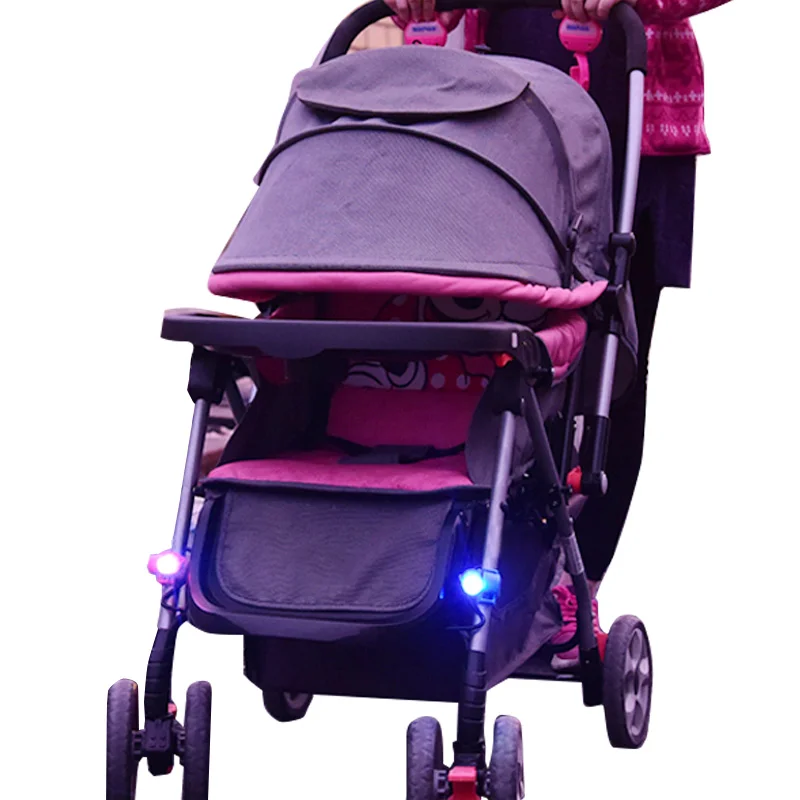 New Design 360 Degree Rotation Stroller Light for Night Outdoor LED Safety Warning Lights for Baby Stroller Bike Bicycle Light
