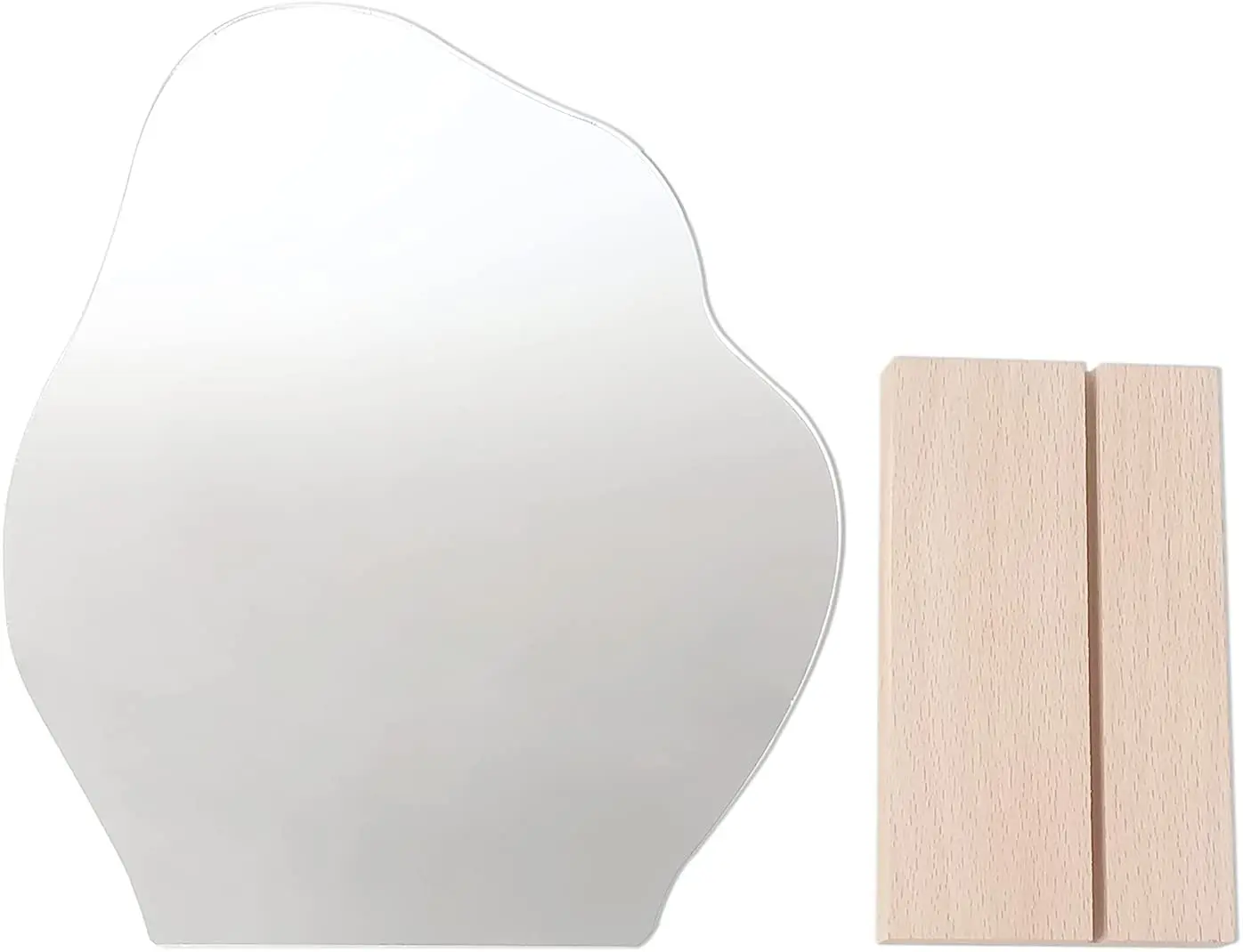 brisafe Miroir Magnétique 140 x 40 cm - Grand Miroir Corporel et Mural Incassable à Adhésion Puissante - Installation Facile sur Réfrigérateurs, Portes en Verre & Bois - Léger et Sécurisé, Noir