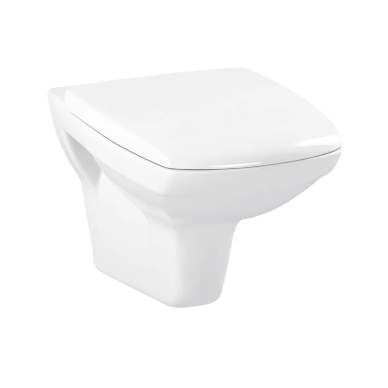 BSCI Factory European Standard Square Shape Wrap Over Style Soft Close Toilet Seat for Geberit