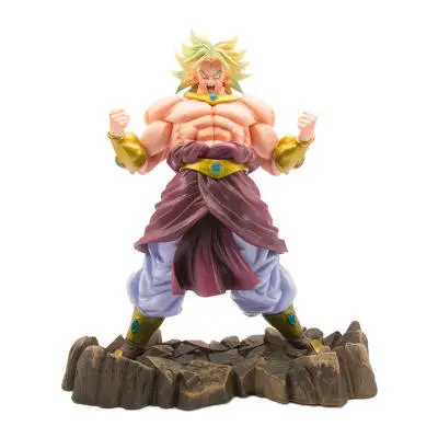 26cm Anime Dbz Super Saiyan Broly Action Figure Son Goku Pvc Model Toy ...