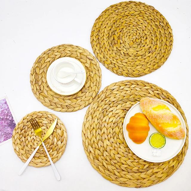 Wholesale Handmade Round Insulation Placemats for Dining Table Perfect Mats & Pads