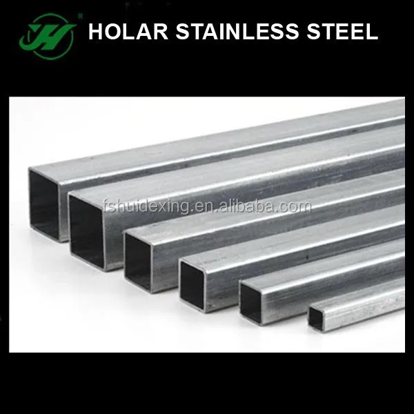 high quality stainless steal railings welded square stainless steel square pipe