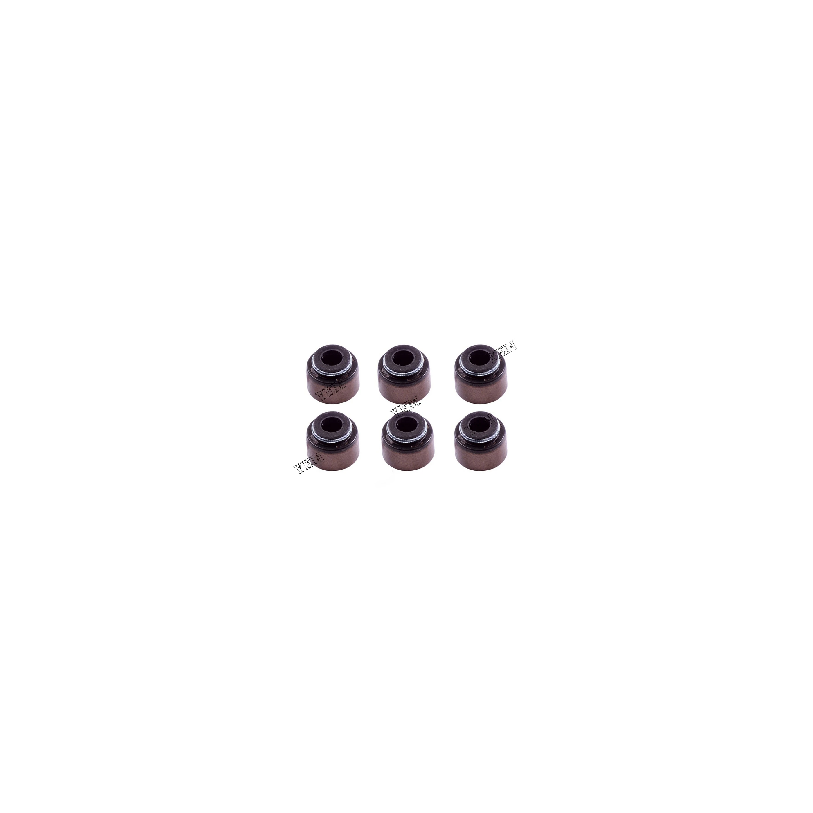 1 Set Valve Oil Seal 6 Pieces Fit for Yanmar 3TNE78 3TNE78A 3D78 3TNA78 Engine Engine Parts for Sale