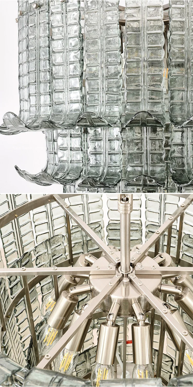 cpl 451 custom vintage style glass pendant lamp  modern led chandelier for bedroom dining  living area-4