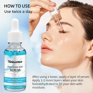 30ml Deep Hydrating Hyaluronic Acid Serum Small Molecule Moisturizing Rejuvenation Brightening Anti Aging Serum