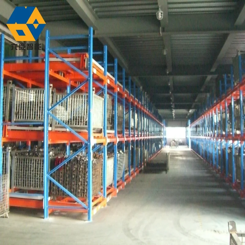 NOVA Warehouse Heavy Duty Push Back Racking System te koop Aanpasbare Push Back Pallet Rack Leverancier