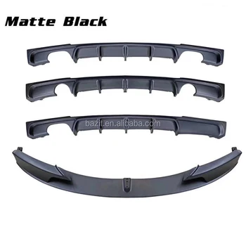 MP Style 3 SERIES F30 F35 Body Kits Rear Lip Diffuser Front Bumper Side Extensions F30 Front Splitter for BMW