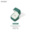boîte à bagues verte
