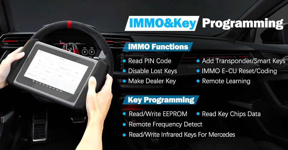 XTOOL IK618 IMMO Functions