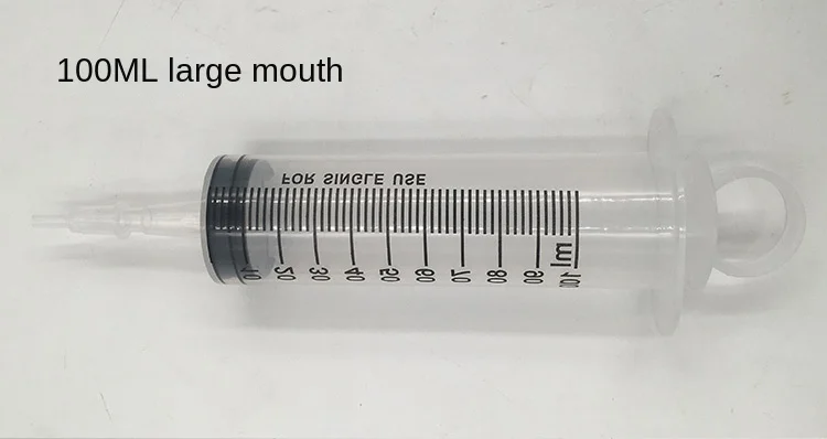 Large caliber glue dispensing injection syringe oil extraction feeder ink dispensing transparent syringe_13