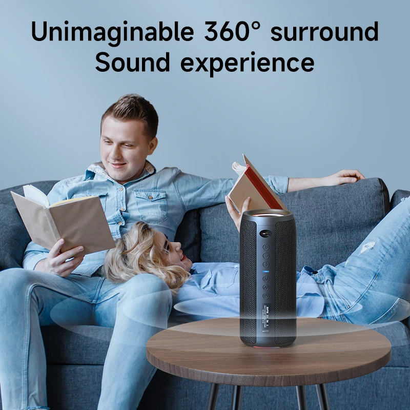 ZEALOT S51 PRO 40W Portable Wireless Waterproof Speaker with RGB