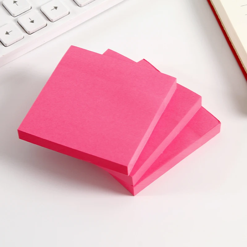 New Solid Color Sticky Notes Writing Memo Pads Sticky Note Wholesale