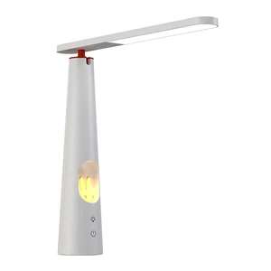 Led Table Lamp, Rechargeable Table Lamp with Dimmer, Bedside Bunny Night Lights Led Desk Lamp for Study