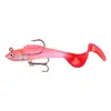 7cm 9g pink curly tail