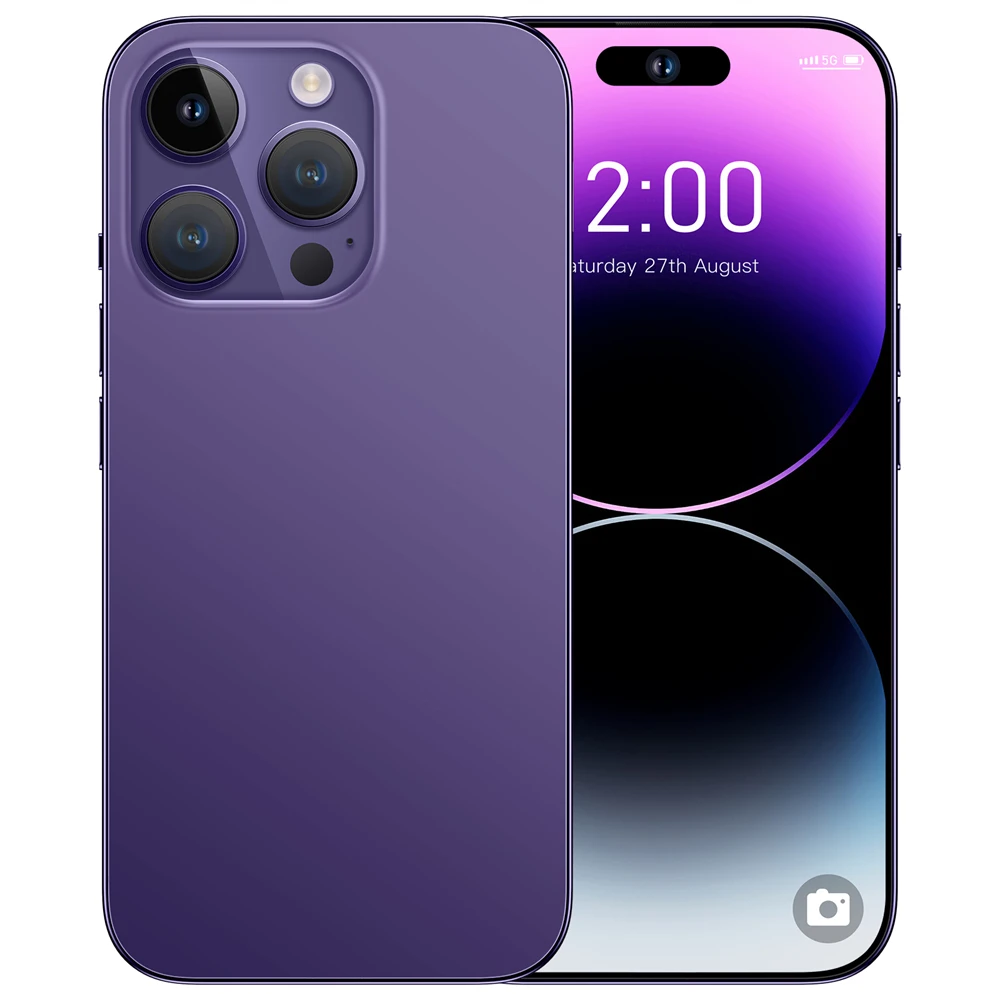 Smartphone I14 Pro Max Original 16gb 1tb Celular Com Tela De 6 7 