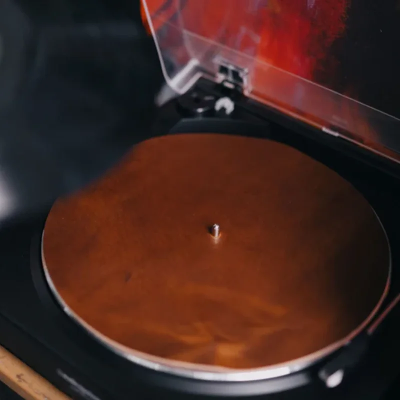 PUレザーターンテーブルスリップマットカスタムDJスリップマット