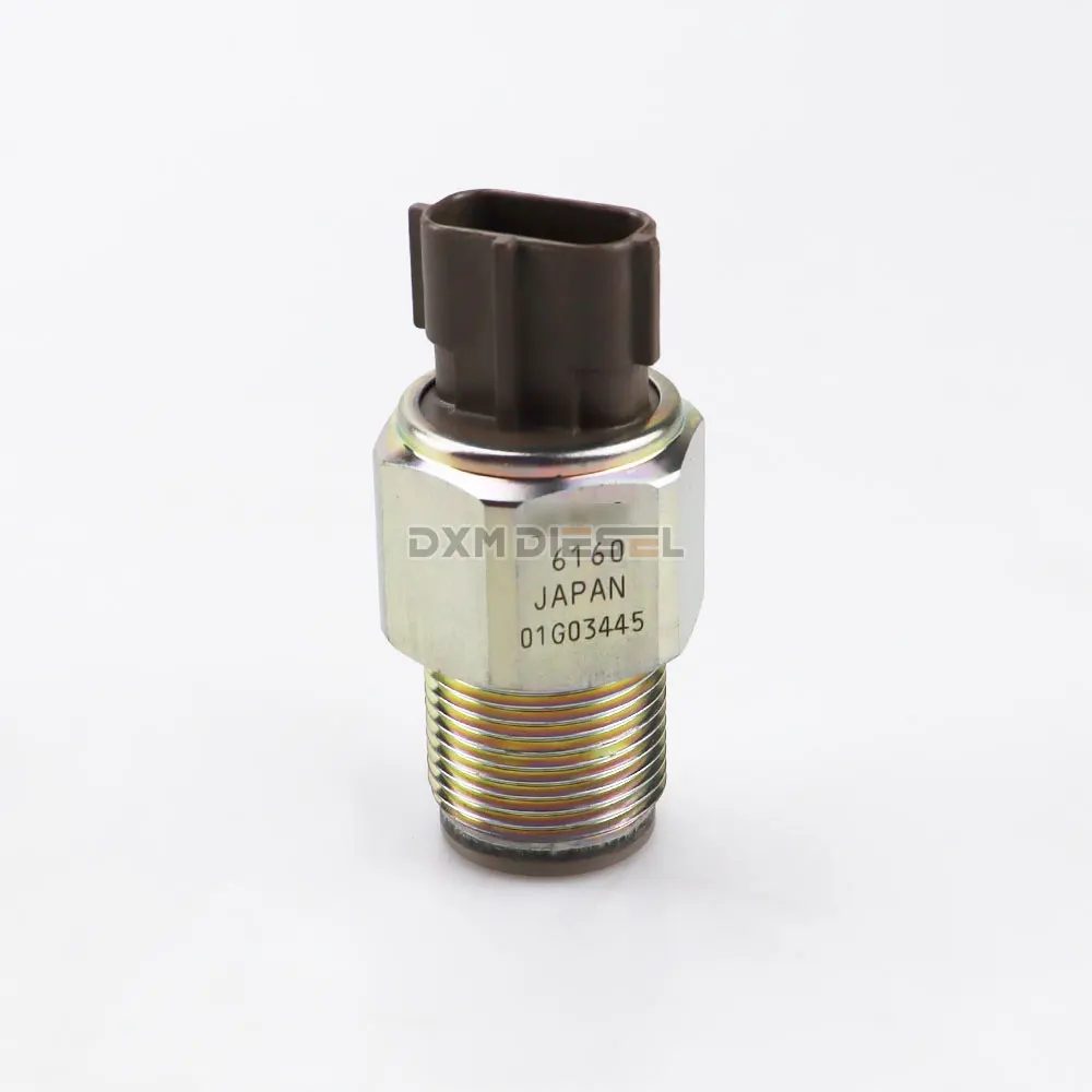 DXM original 499000-6160 Excavator Parts 4HK1 6HK1 Common Rail Pressure Sensor 499000-6160 8973186840 8-97318684-0