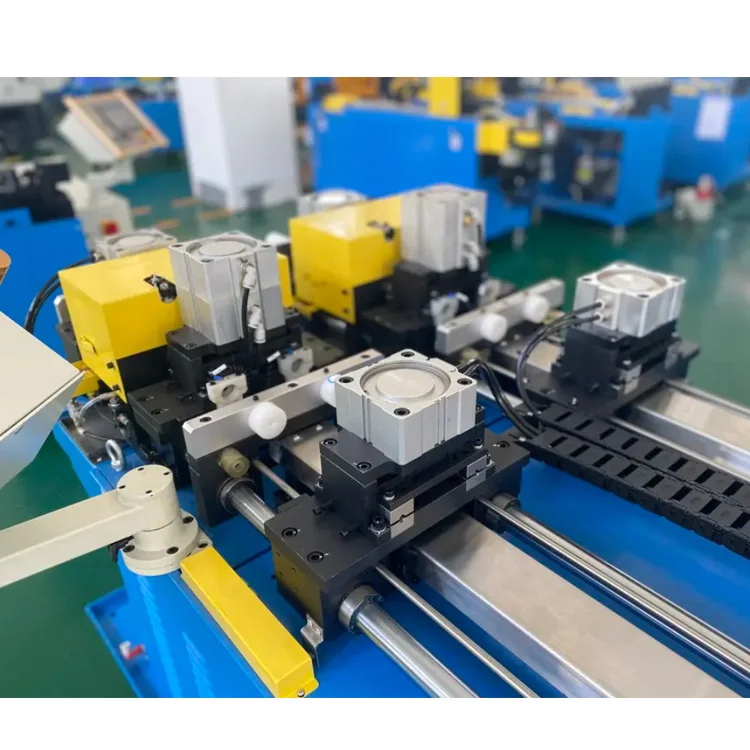 Automatic Burr-free Chippless Coiled Tube Pipe Straightening and detail photo BOBO Machine automatic burr-free chippless coiled tube pipe straightening and shown in a detail photo for this news article