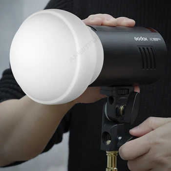 Godox AK-R22 AKR22 Silica Gel Diffusion Dome Kit for Godox V1 AD100Pro,AD200PRO Add H200R detail image