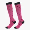 Rose Red Compression Socks