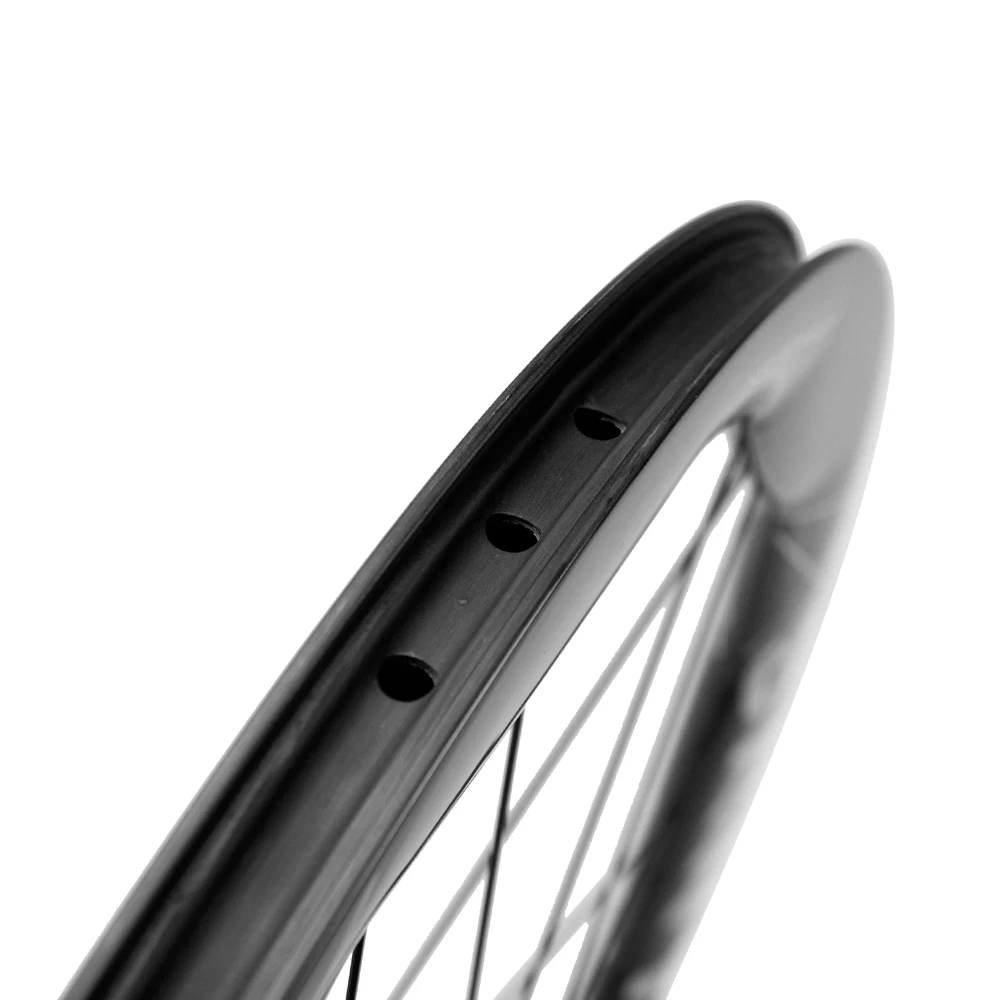 SANTOK 700C Wave Carbon Wheel Set Suitable for HG and XDR Freehub Tubeless Compatible