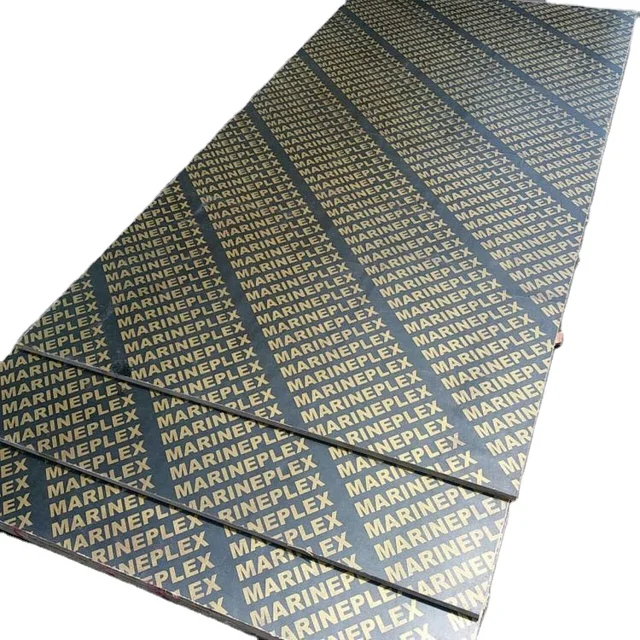 18mm Black Film Faced Plywood Marine Construction Formwork Phenolic board Wholesale Prices Hardwood Plywood Sheet