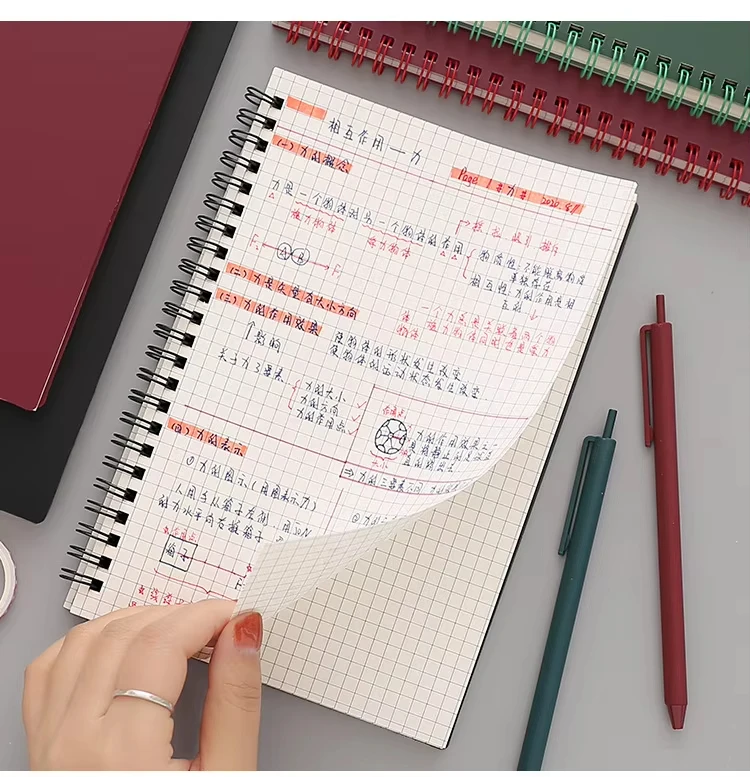 High quality a4 b5 black sketchbook diary eco-friendly wholesale customized notebooks soft printed organizer writing