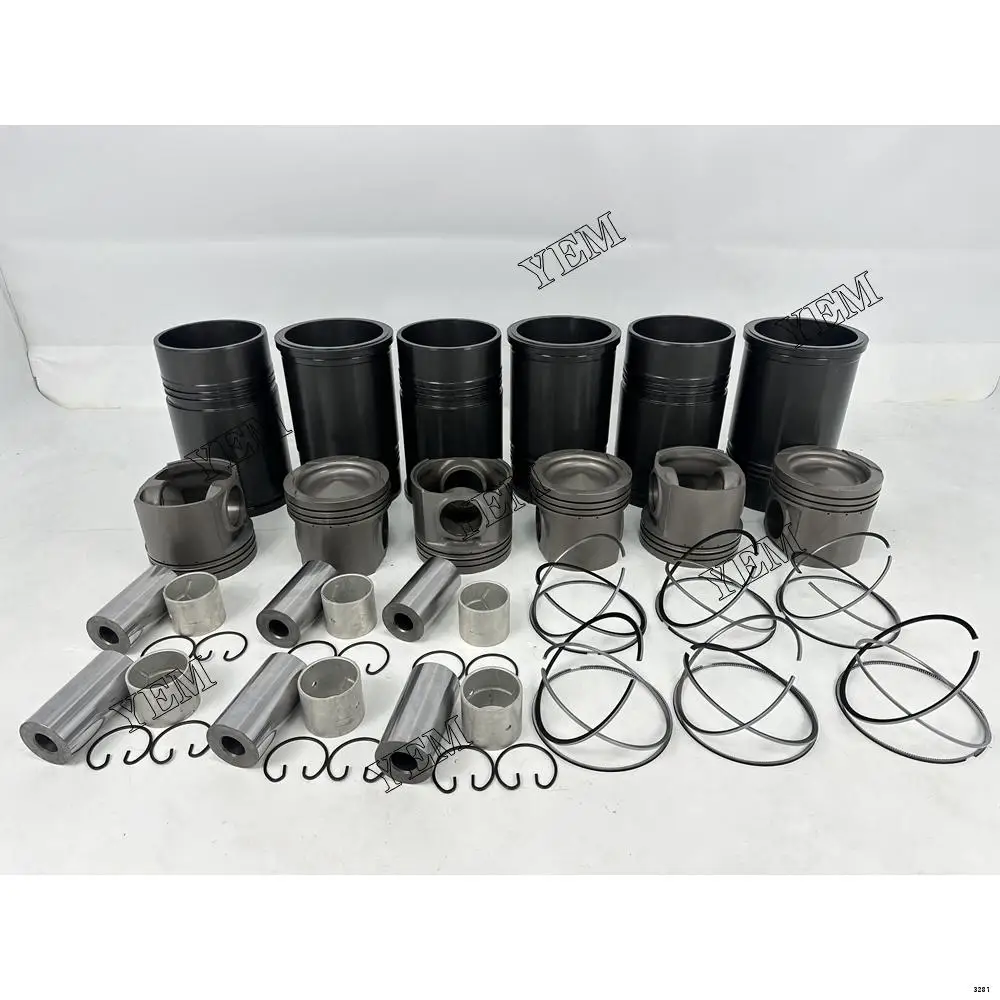 QSK23 Cylinder Liner Kit With Cylinder Liner Piston Rings Set 4095489 4089357 4095490 for Engine Parts