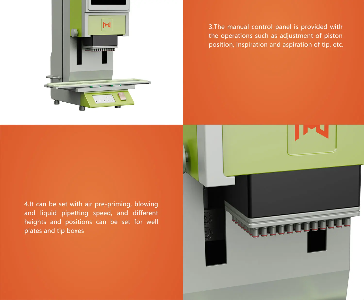 96channel Pipetting System Automated Liquid Handling Workstation