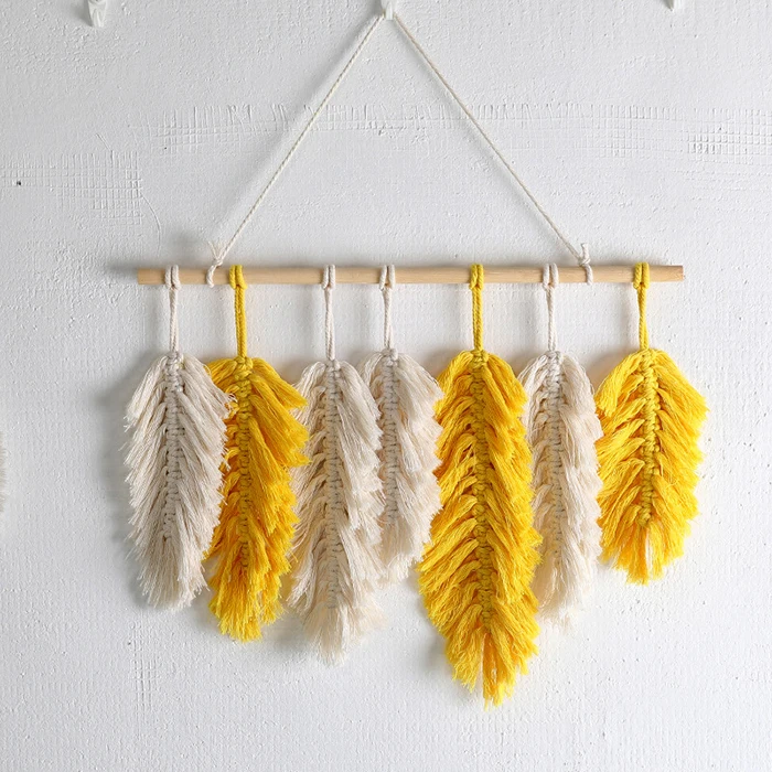 Tenture Murale Macramé LOMOHOO – Décoration Bohème Pour Chambre Ou Lit
