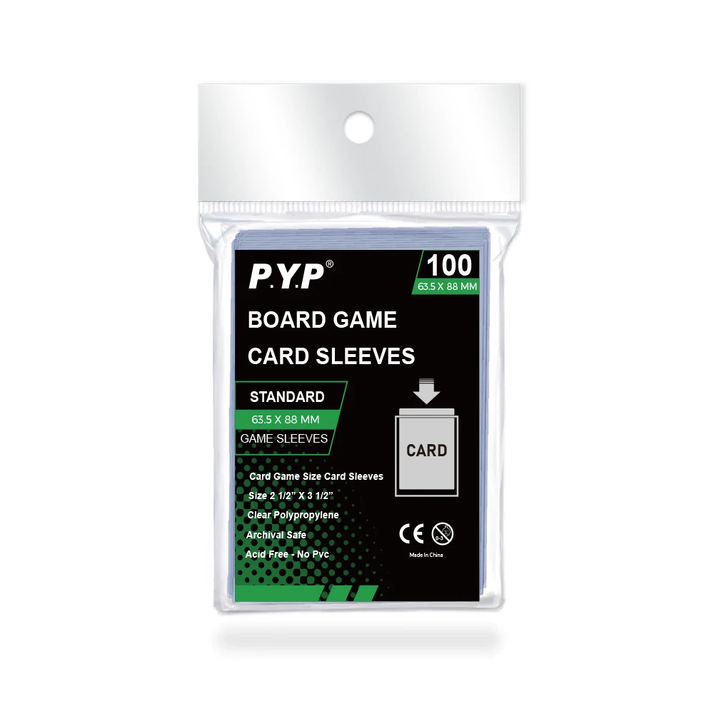 63.5 x 88 card sleeves price 63,5x88 mm, 50 pcs premium card sleeves yes they do and they are all about protection Standard Game Card Sleeves 63.5x88
