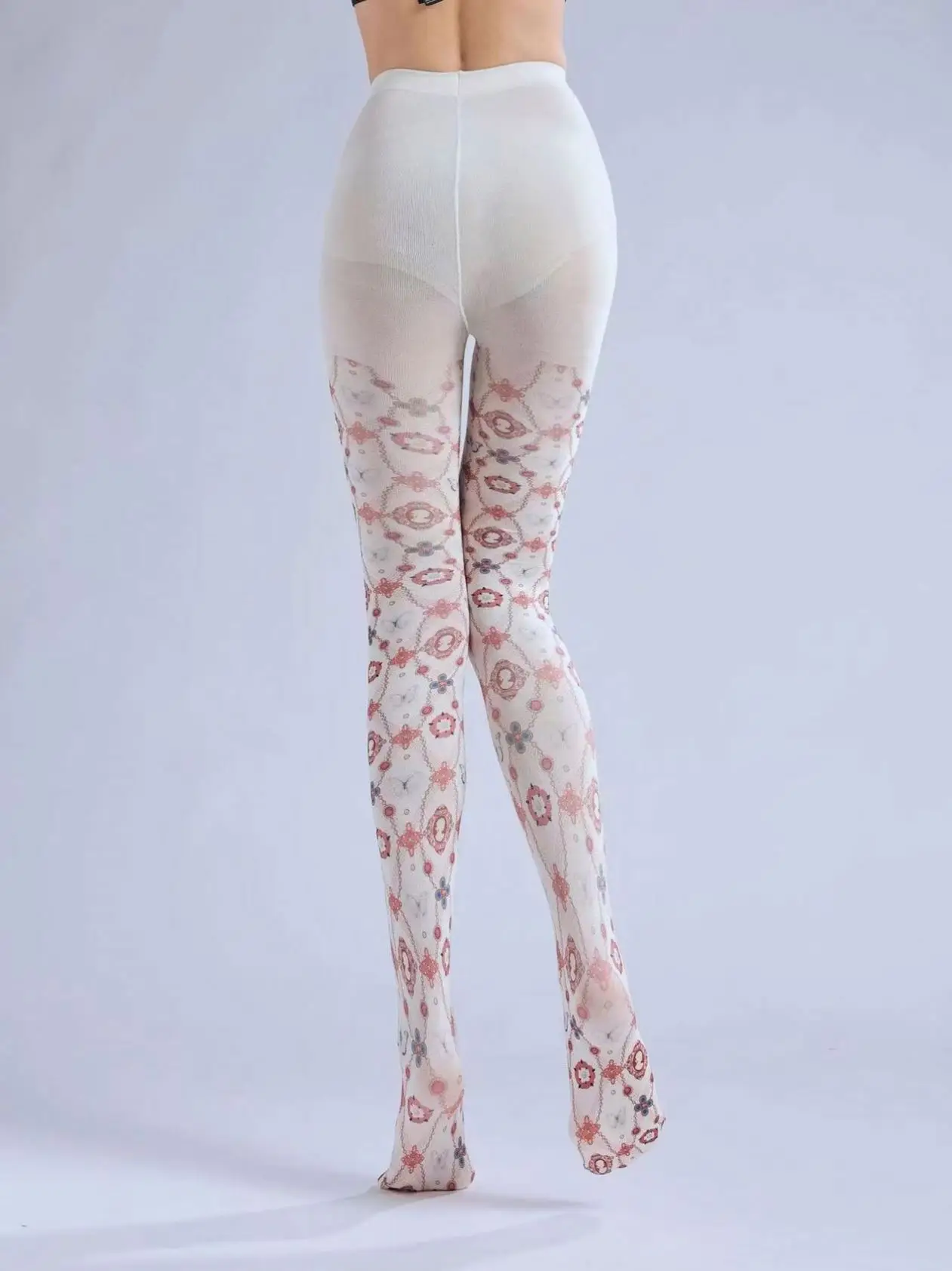 Custom the 2-D World Print Pantyhose With COS Pattern Leggings Lolita Girls Wear Stockings