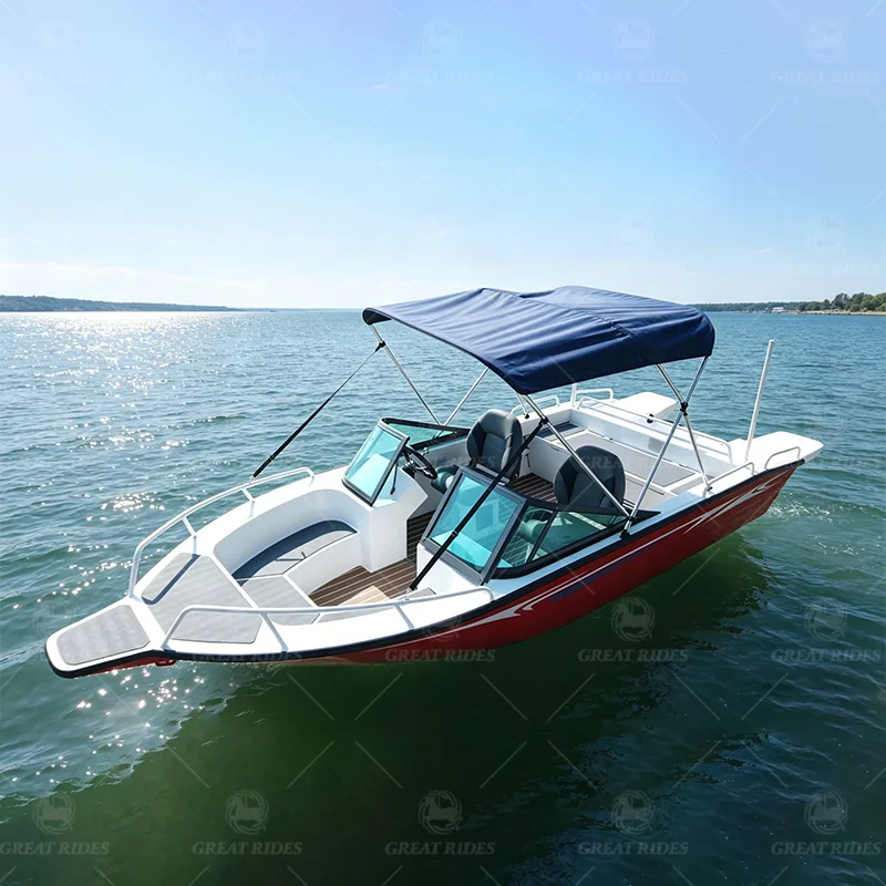 480 Aluminium Fishing Boat - 16ft Speed Boat with Outboard Motor