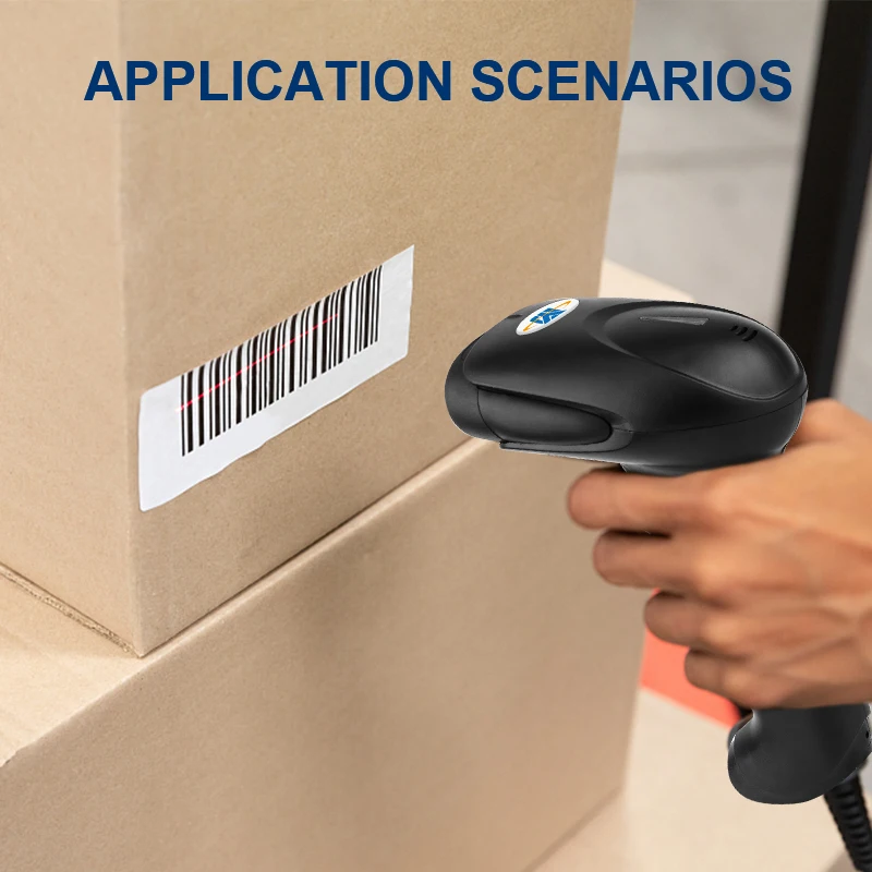 Portable Wireless 2.4G Handheld Barcode Scanner Bar code Reader 1d 