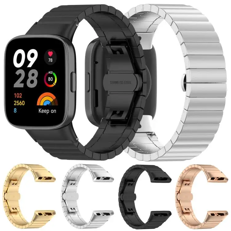 Stylish Xiaomi Smart Band 10/9/8 NFC Watch Band - Stainless Steel