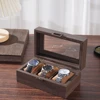 Brown 3 slot  box