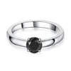 A ring + a black zircon