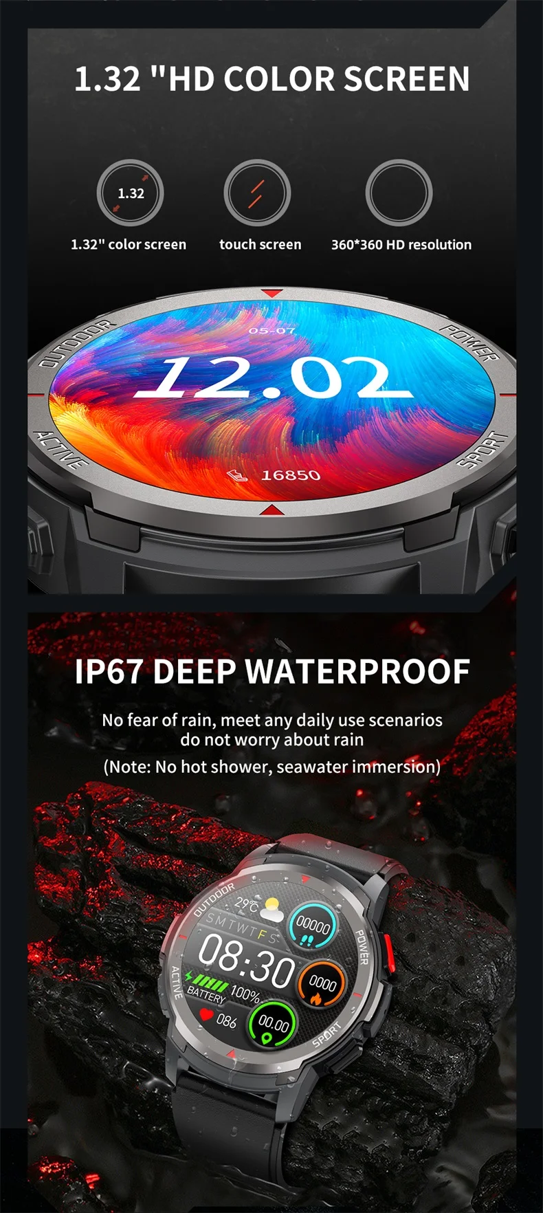 New MT100 Sports Watch Durable Outdoor BT Call Smart Watch IP67 Waterproof Tracker HD Screen Smartwatch for Men (5).jpg