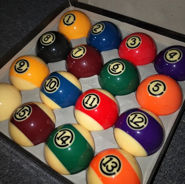 Black Diamond Material High Quality 57.2mm Pool Billiard Ball Set Buy