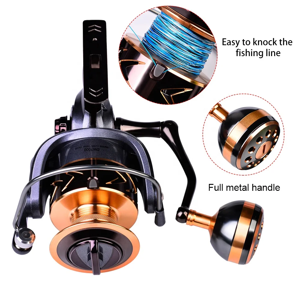 Proberos Metal Saltwater Fishing Reel 11-21kg Max Drag