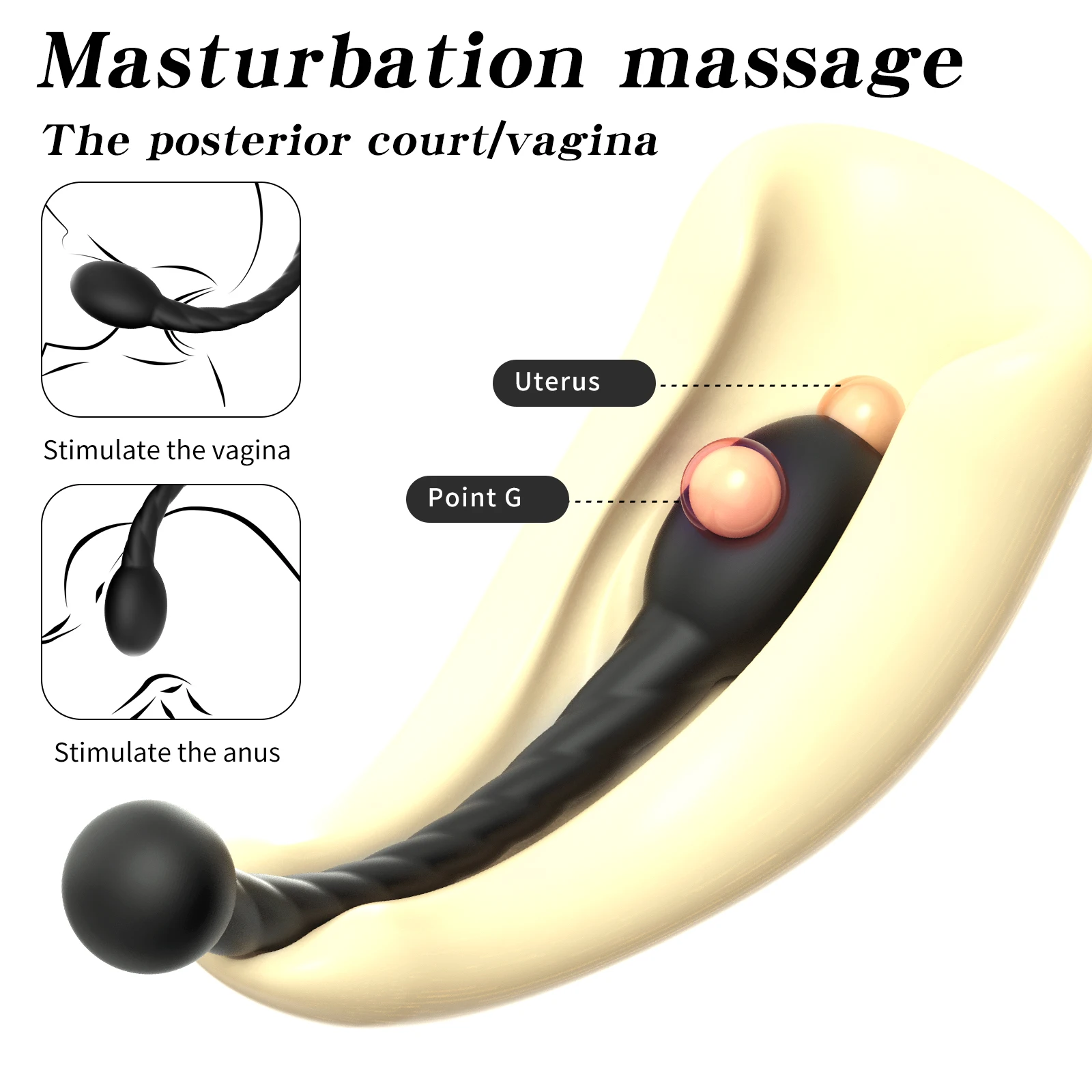 anal plug massage Prostate Massage Stimulation Silicone Anal Plug – ZhenDuo Sex Shop main image 1