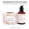 Self-Adhesive Cosmetic Bottle Labels