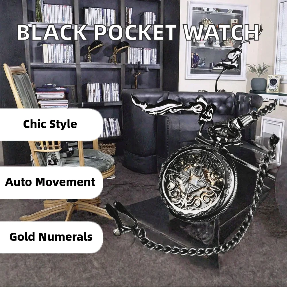 Skeleton Automatic Pocket Watch OM-237722