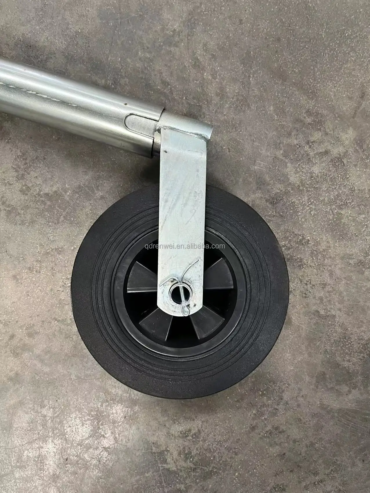 48mm Jockey Wheel Heavy Duty 200mm Clamp 160kg Trailer Caravan 570