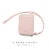Pink (heart-shaped with hanging cord)