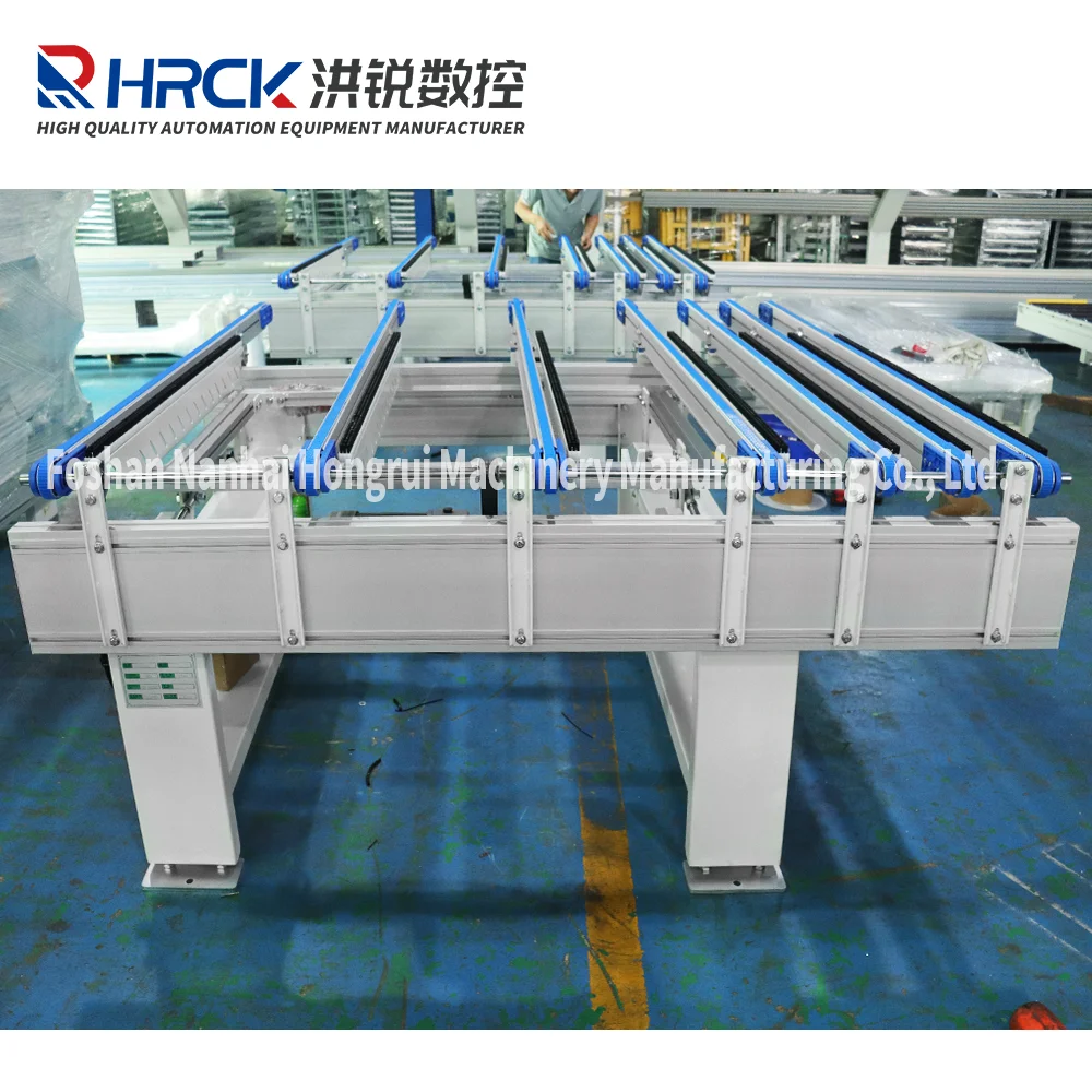 Fully automatic equipment, small power conveyor, six-sided drilling and feeding platform