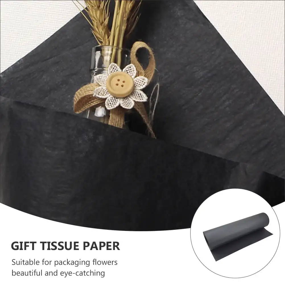 Customizable Black Kraft Paper Roll Recyclable Paper Very Suitable For