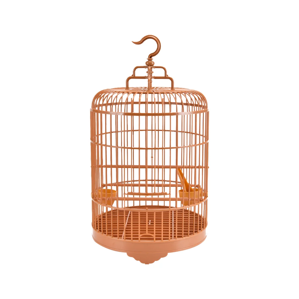 Drop Shipping High Strength Engineering Plastics Chinese Style With Hook Handing Outdoor Parrot Bird Cage