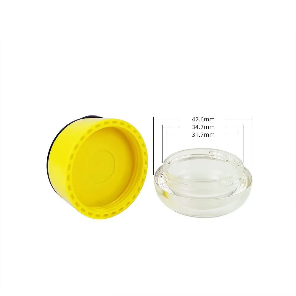 10g Single Layer Transparent Lip Mask Bottle with Honeycomb Spoon