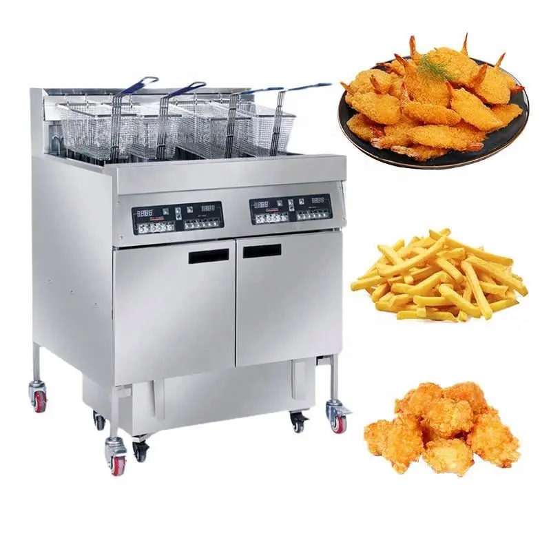 Chinese Factory Batter Coat Chicken Frying Machine Electric Fish